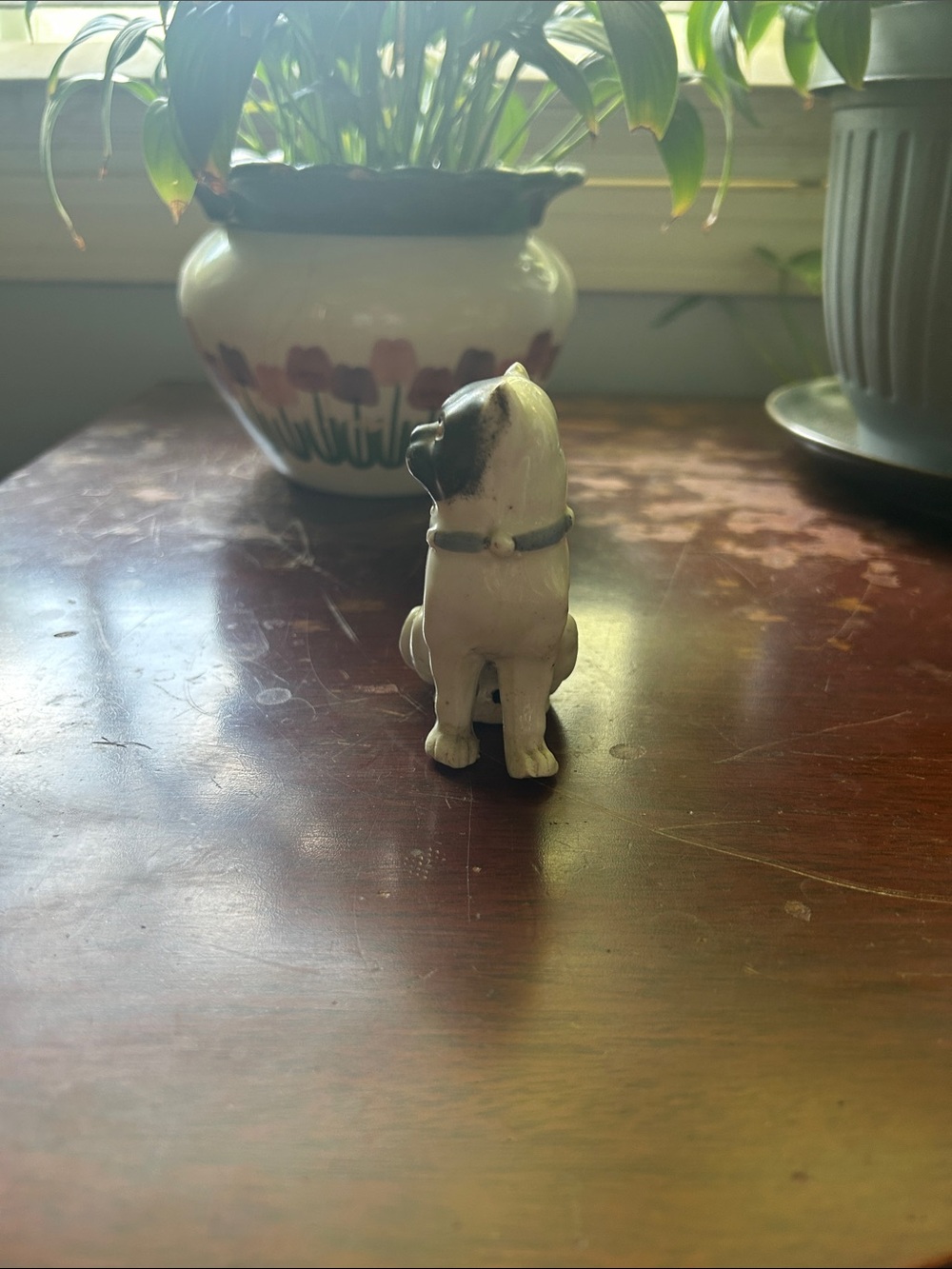 Vintage antique porcelain pug figurine - Picture 3 of 3